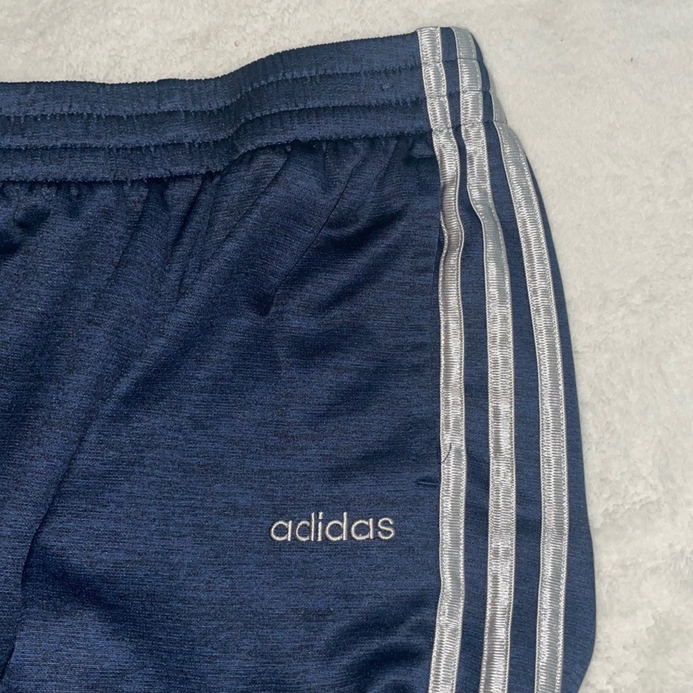 NWOT Adidas Blue and Silver Boy’s Joggers Size M(10/12)